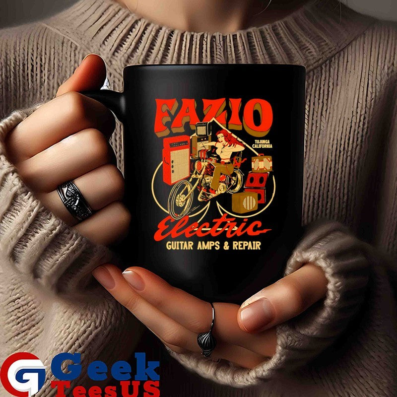 Fazio Electric Guitar Amps and Repair shirt