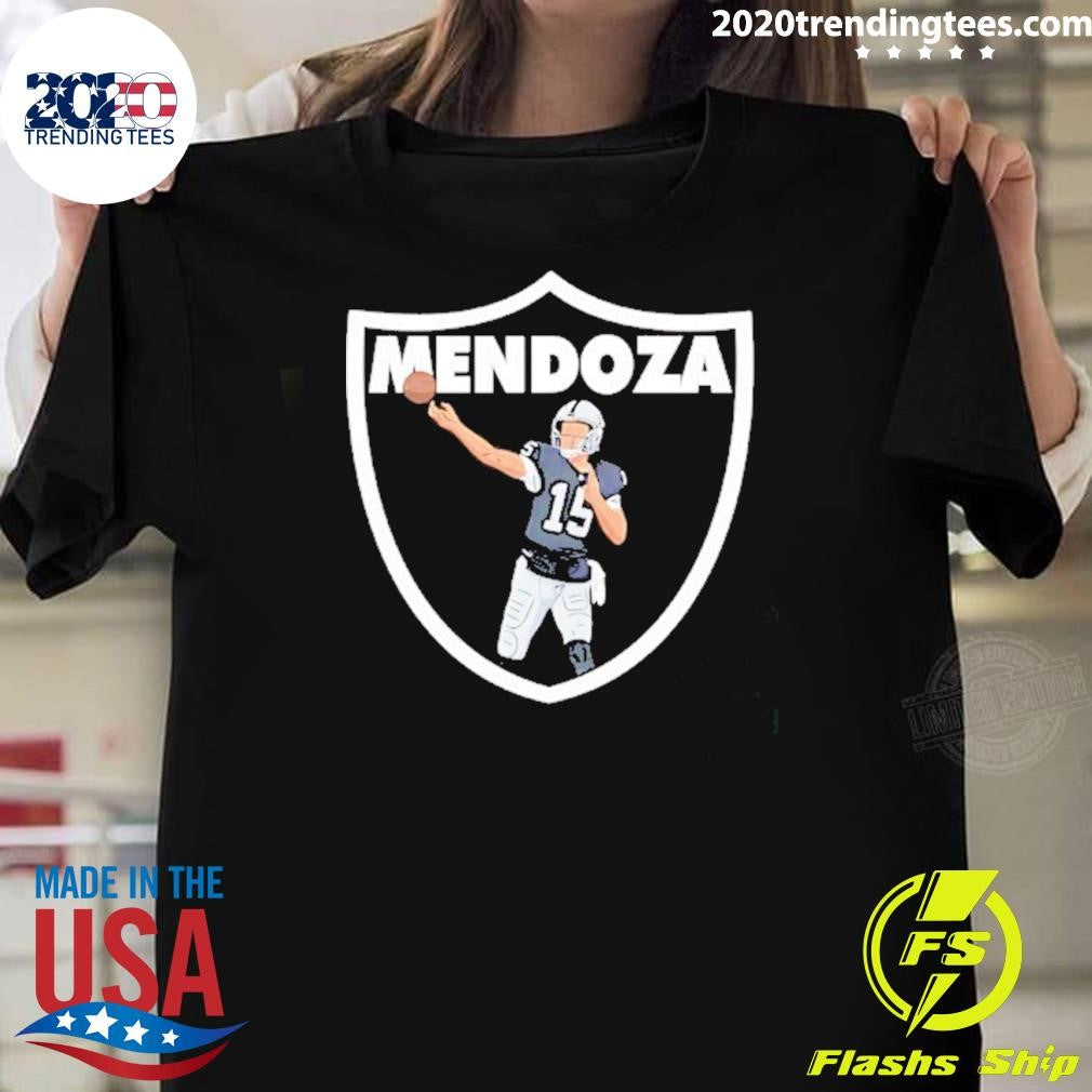 Fernando Mendoza Raiders Logo Shirt