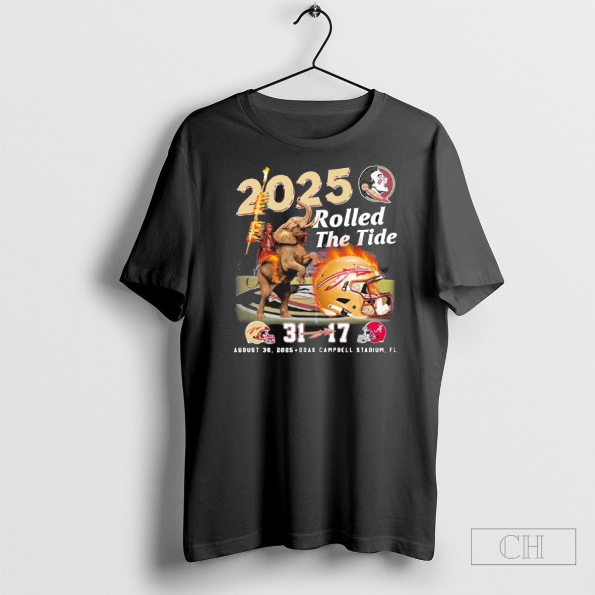 Florida State Seminoles Rolled The Tide Beat Alabama Score Shirt Tee