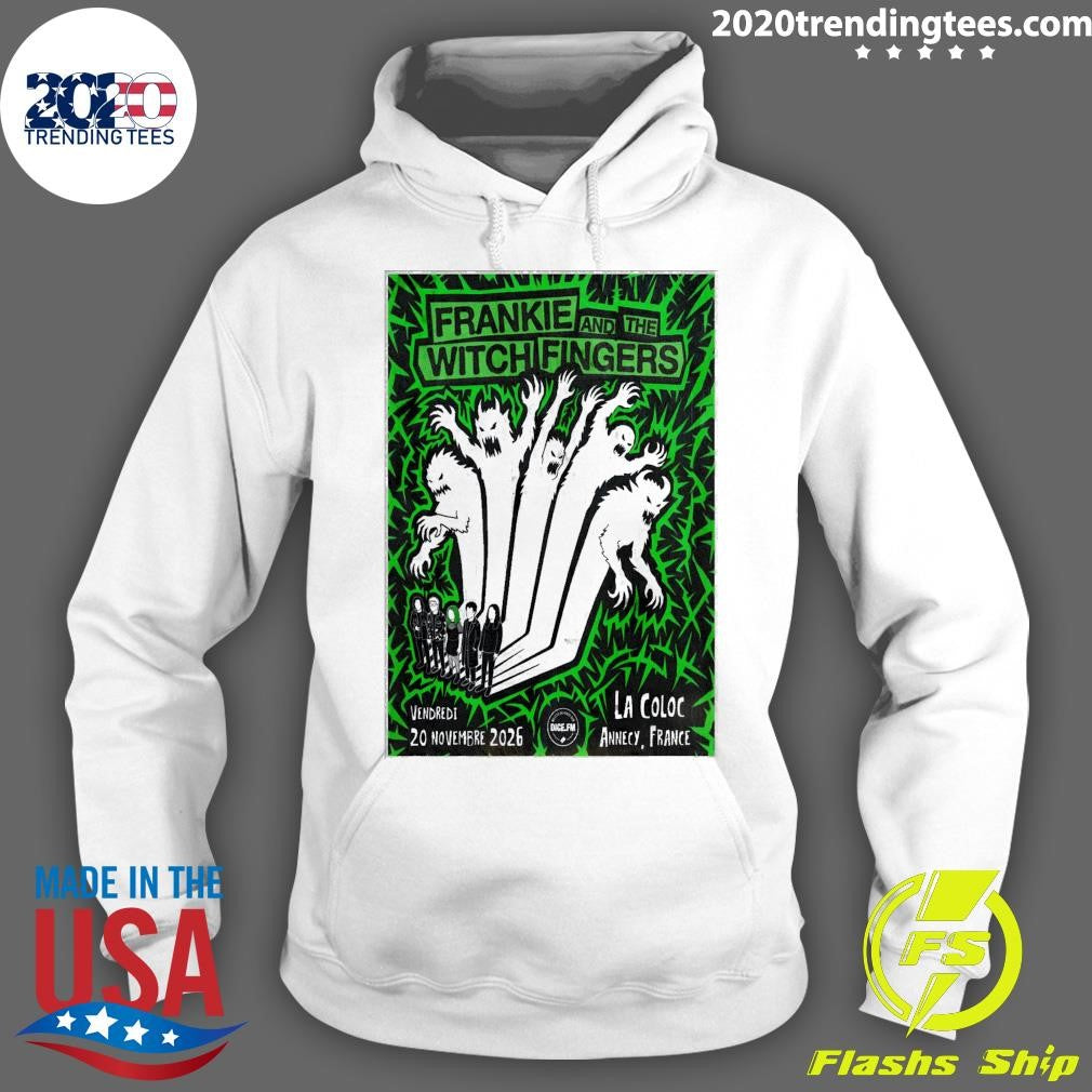 Frankie and The Witch Fingers November 20, 2026 Annecy France Poster Shirt
