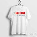 Freedom Its All About Jesus Christian Patriot