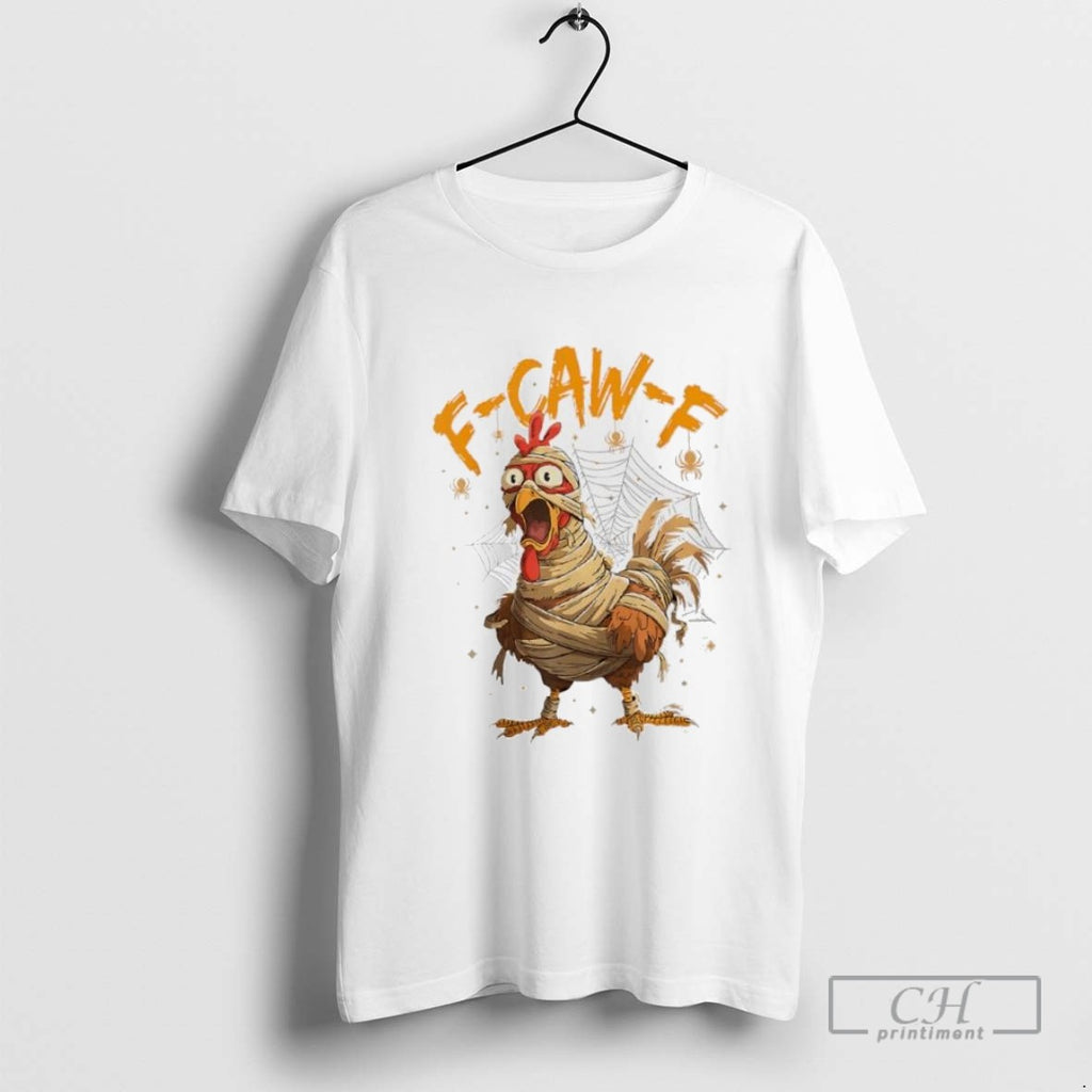 Funny Screaming Chicken F Caw F Graphic
