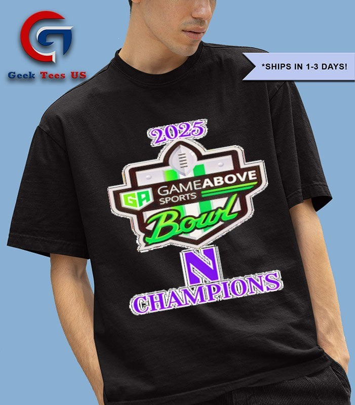 GameAbove Sports Bowl 2025 Champions T-shirt