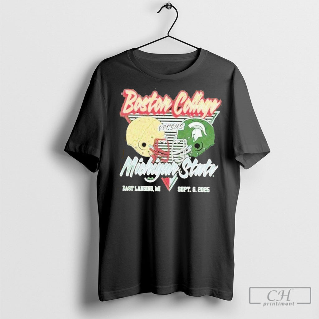 Gameday Showdown 2025 Michigan State Vs Boston College Matchup T T Shirt