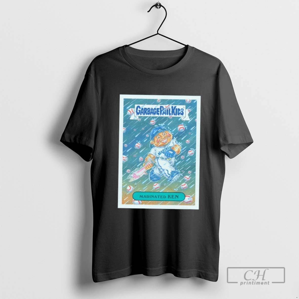 Garbage Pail Kids X Seattle Mariners Mlb Marinated Ken