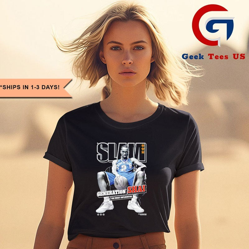Generation Shai Gilgeous-Alexander Oklahoma City Thunder NBA SLAM shirt