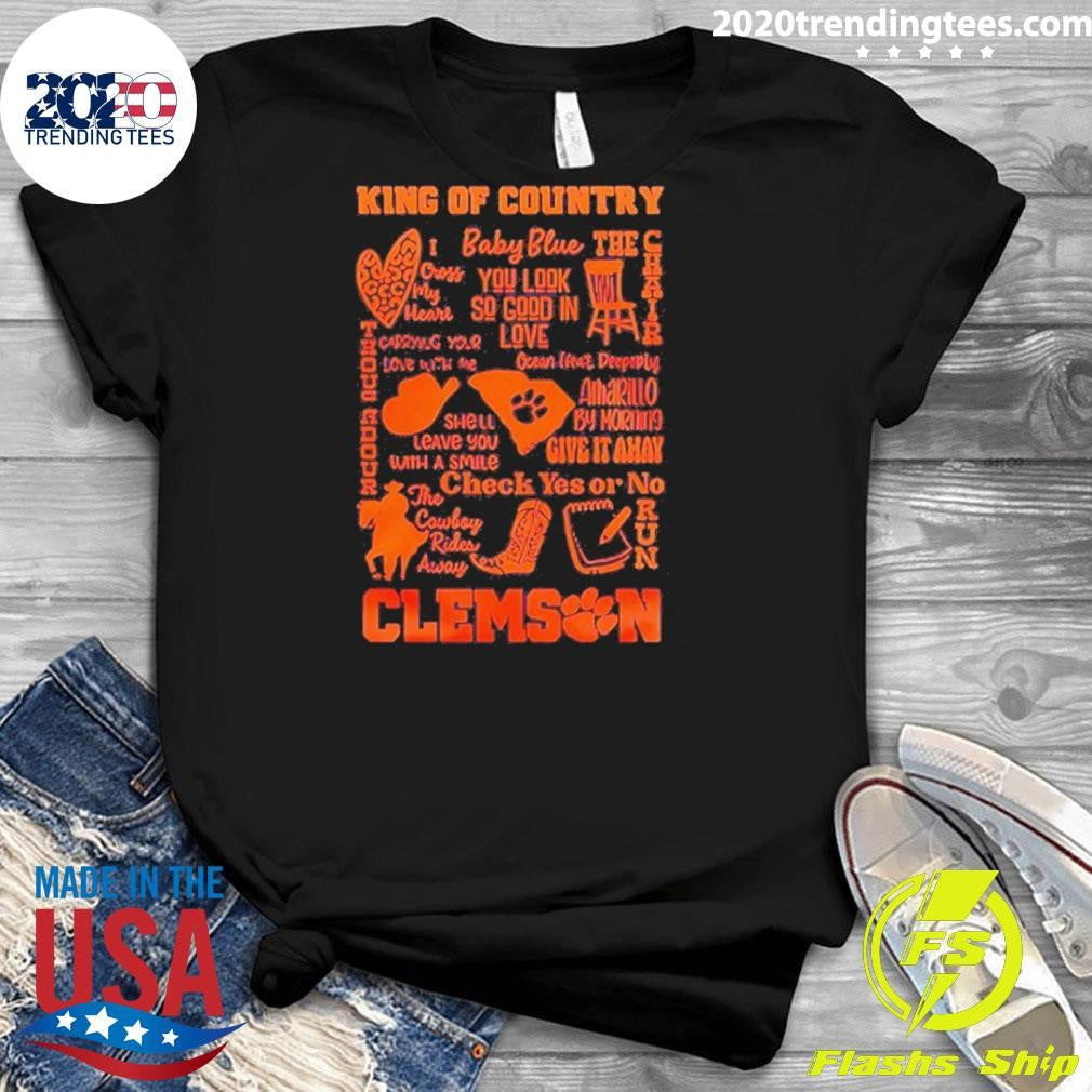 George Strait King Of Country Clemson Tigers Shirt