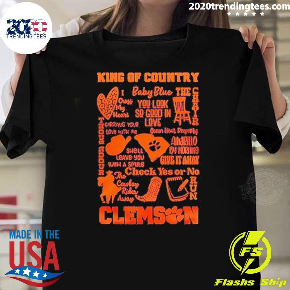 George Strait King Of Country Clemson Tigers Shirt