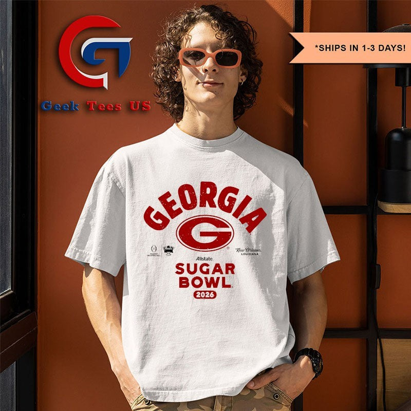 Georgia Bulldogs 2026 Allstate Sugar Bowl Bound Playoff Quarterfinal shirt