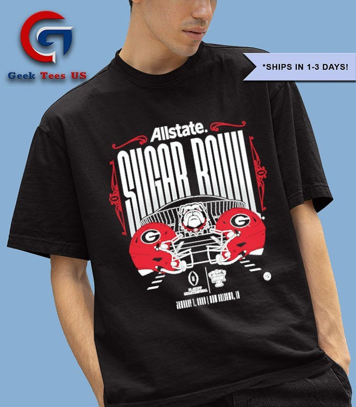 Georgia Bulldogs Allstate Sugar Bowl 2026 H2H T-shirt