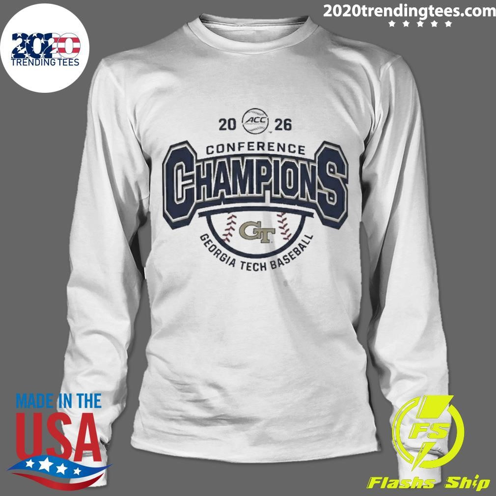 Georgia Tech Yellow Jackets Baseball Acc Tournament Champions 2026 Shirt