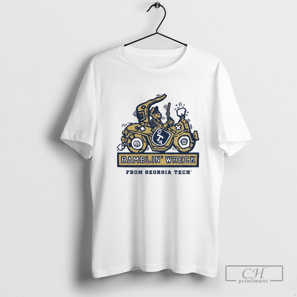 Georgia Tech Yellow Jackets Ramblin Wreck Ringer 2025 Mascot