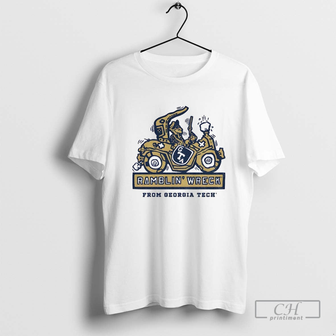 Georgia Tech Yellow Jackets Ramblin Wreck Ringer 2025 Mascot