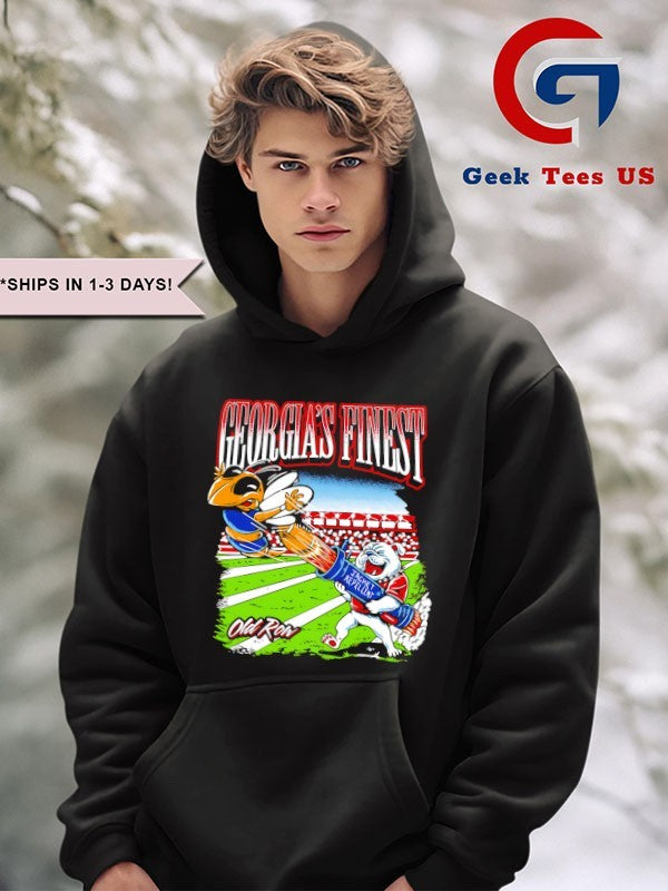 Georgia’s Finest Jacket Repellent Dawg mascot shirt