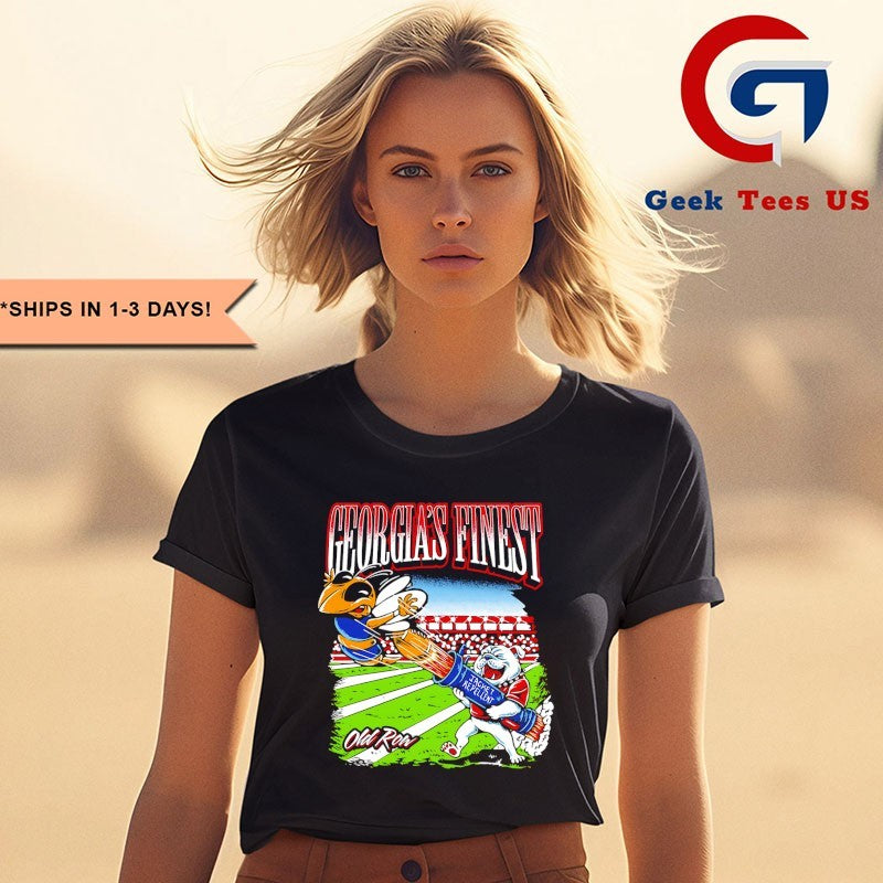 Georgia’s Finest Jacket Repellent Dawg mascot shirt