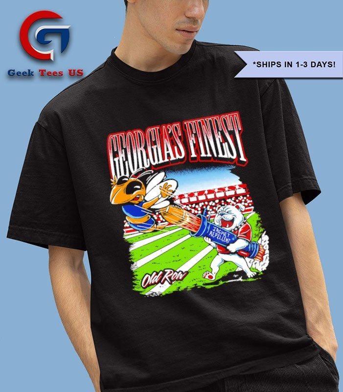 Georgia’s Finest Jacket Repellent Dawg mascot shirt