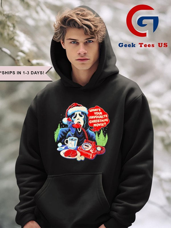 Ghostface what’s your favorite Christmas movie shirt