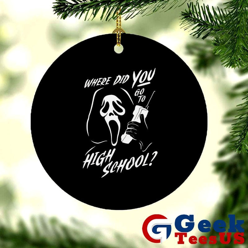 Ghostface where did you go to high school shirt