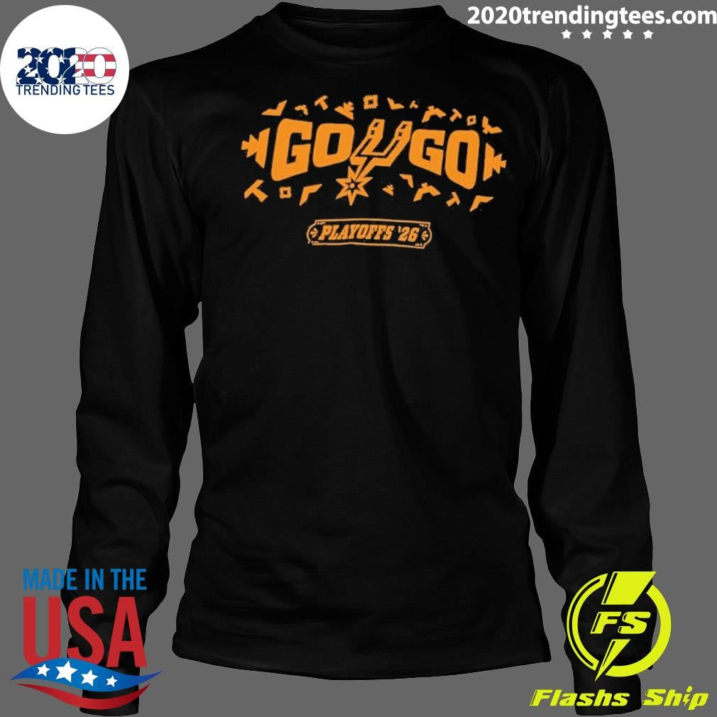 Go Go San Antonio Spurs Playoffs 2026 Limited Edition Nba Shirt
