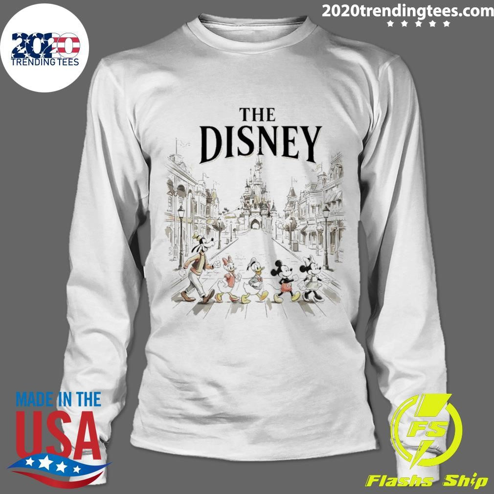 Goofy Daisy Duck Donald Duck Mickey Mouse Minnie Mouse The Disney Abbey Road Shirt