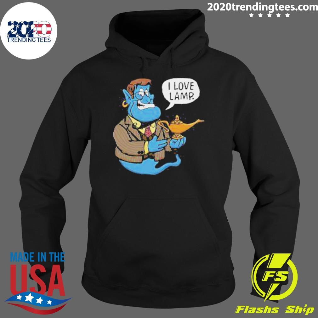 Brick Tamland I Love Lamp Genie Anchor Tee Shirt