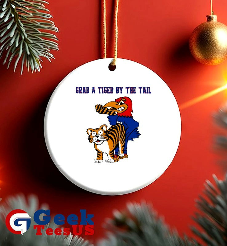 Grab a tiger by the tail Scot Pollard Kansas Jayhawks Victory Missouri Tigers mascot shirt