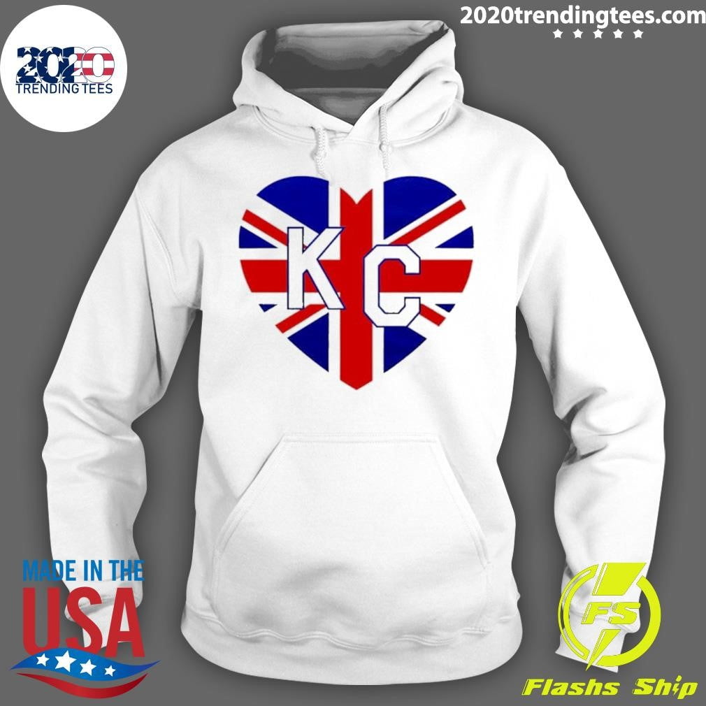 Great Britain Kansas City Kc In Heart Shirt