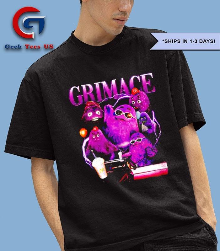 Grimace wat do do graphic shirt
