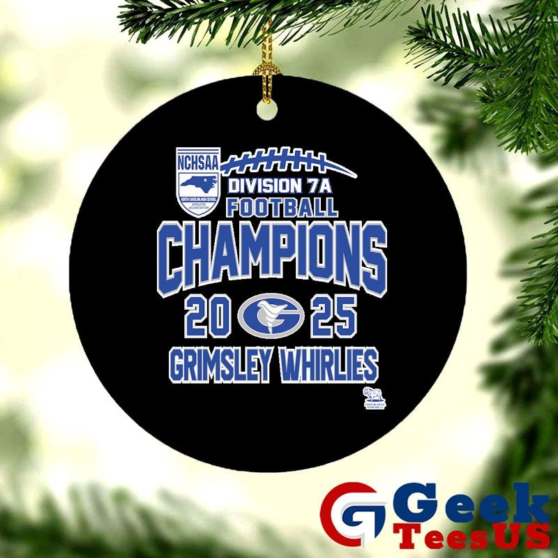 Grimsley Whirlies NCHSAA Division 7A Football Champions 2025 T-shirt