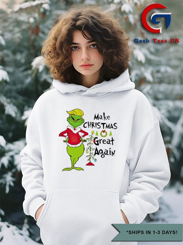Grinch Make Christmas Great Again 2025 shirt