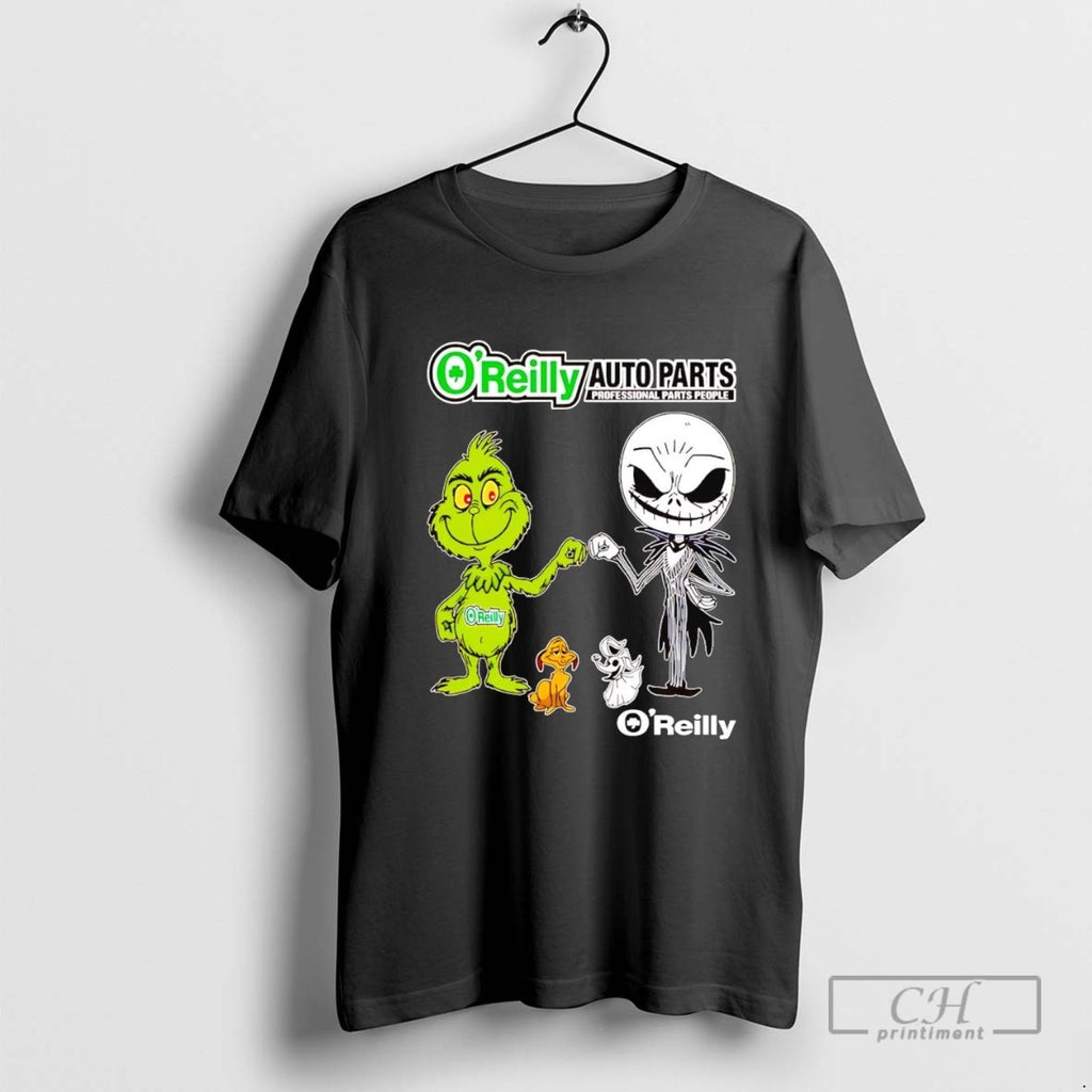Grinch And Jack Skellington Fist Bump Oreilly Halloween