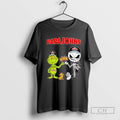 Grinch And Jack Skellington Fist Bump Papa Johns Halloween
