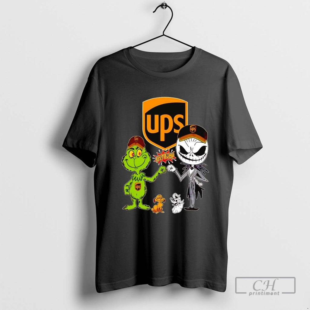 Grinch And Jack Skellington Fist Bump Ups Halloween