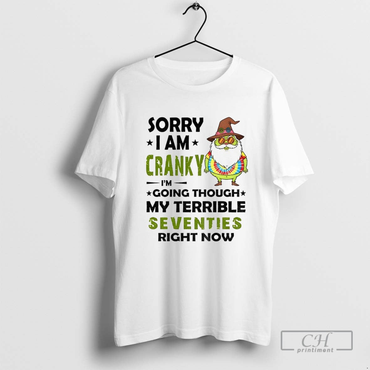 Grinch Gnome Sorry I Am Cranky Im Going Through My Terrible Seventies Right Now Christmas