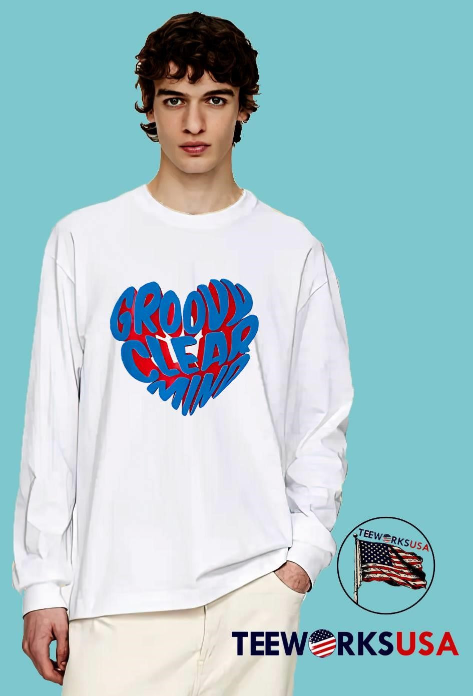 Groovy Clear Mind Heart Graphic shirt
