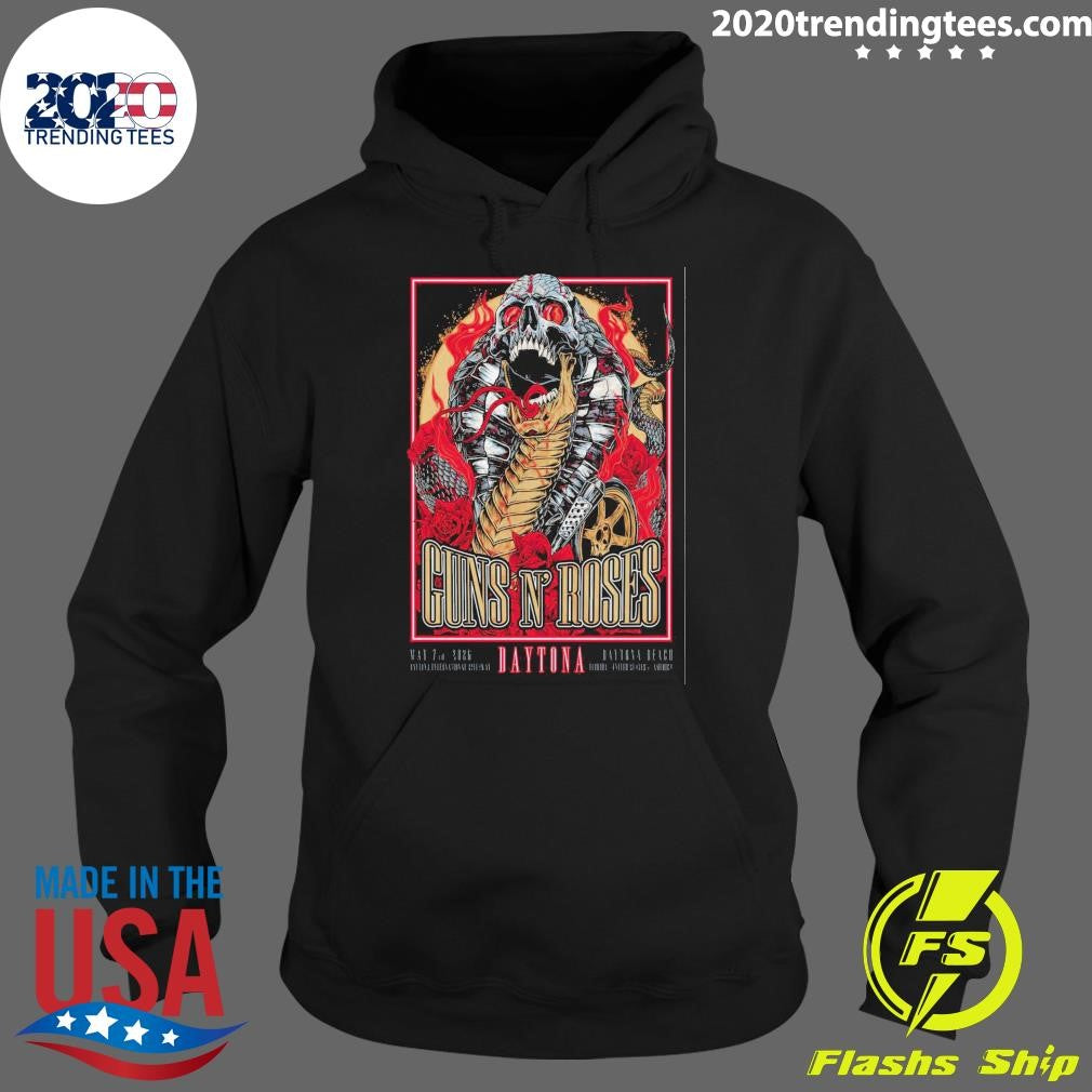Guns N’ Roses In Daytona Beach FL On May 7 2026 Tour Shirt