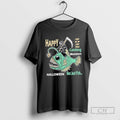 Happy Catching Monsters Halloween Not Just Fish Grim Reaper Riding An Anglerfish Long Sleeve