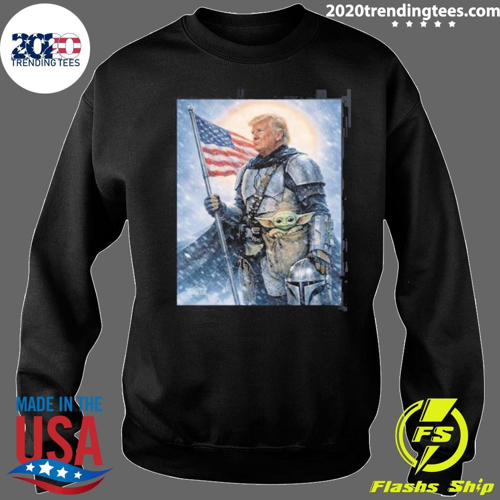Happy Star Wars Day 2026 Donald Trump And Grogu May The 4th Be With You The Mandalorian And Grogu Style Shirt