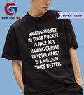 Having money in your pocket is nice but having Christ shirt