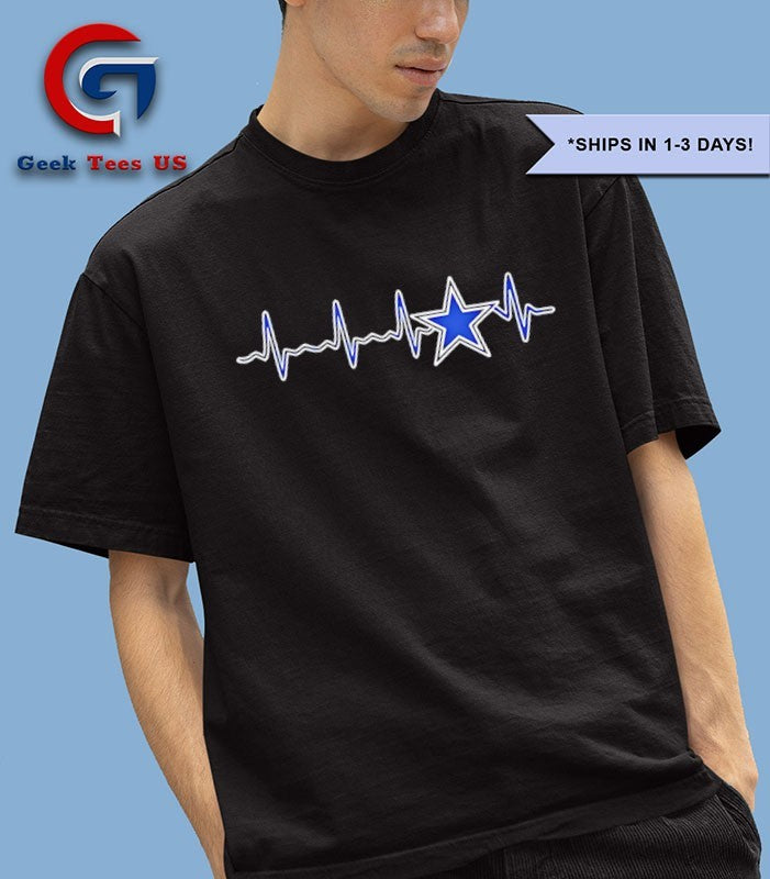 Heartbeat Love Dallas Cowboys Football logo shirt