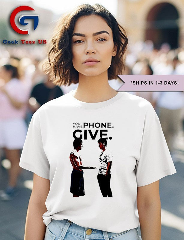 Heated rivalry you have phone give shirt