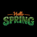Hello Spring Nature Doodle