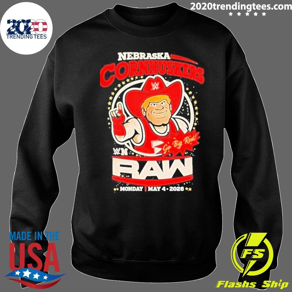 Herbie Husker Nebraska Cornhuskers Raw Wwe Go Big Red Shirt