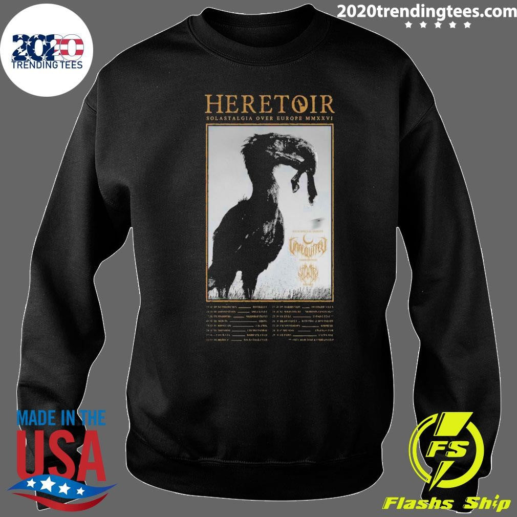 Heretoir Solastalgia over Europe MMXXVI Tour 2026 Shirt