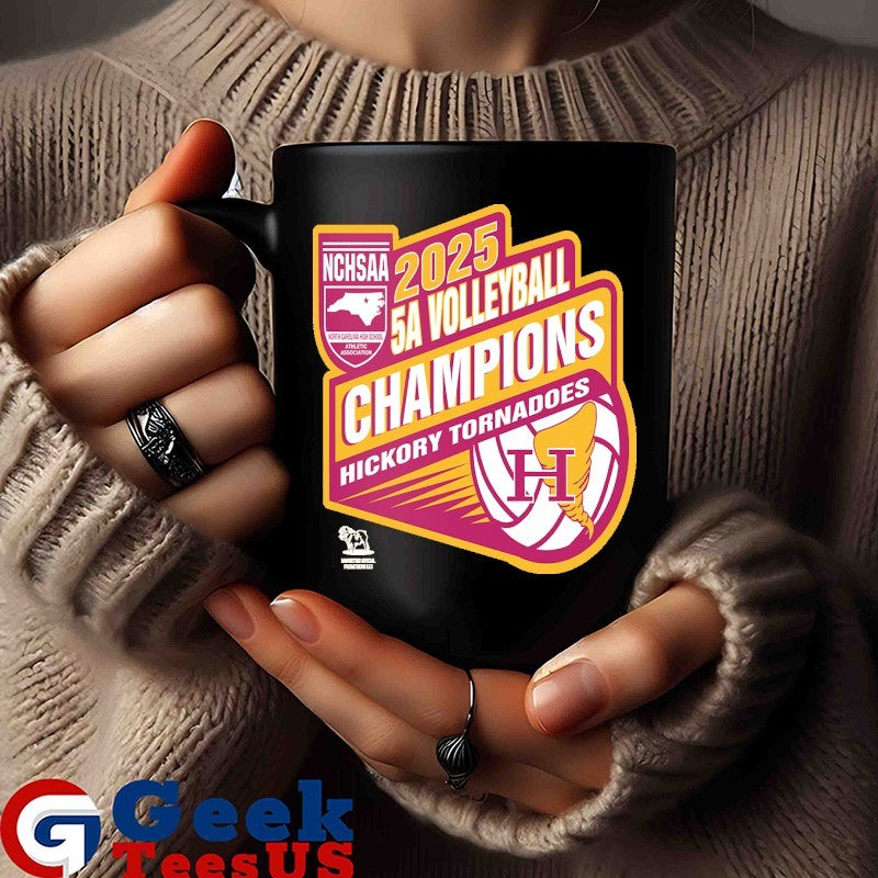 Hickory Tornadoes NCHSAA 5A Volleyball Champions 2025 T-shirt