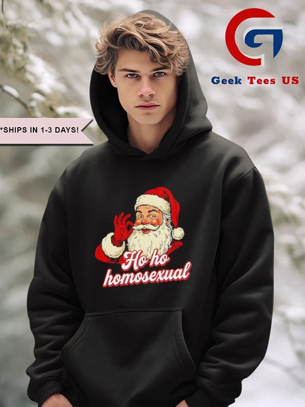 Ho Ho Homosexual Santa Claus Christmas shirt