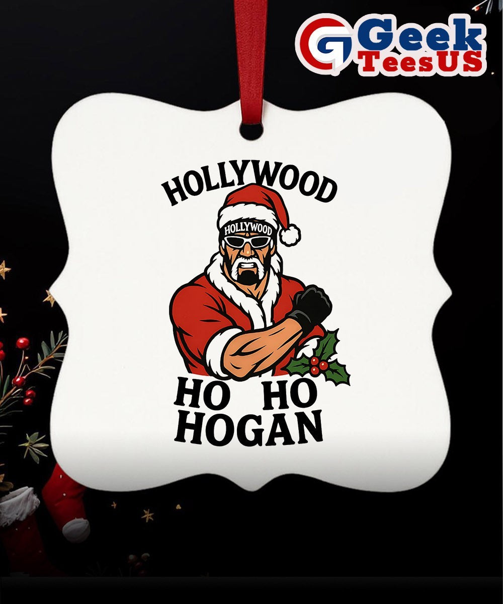 Hollywood ho ho Hogan Christmas Ornament