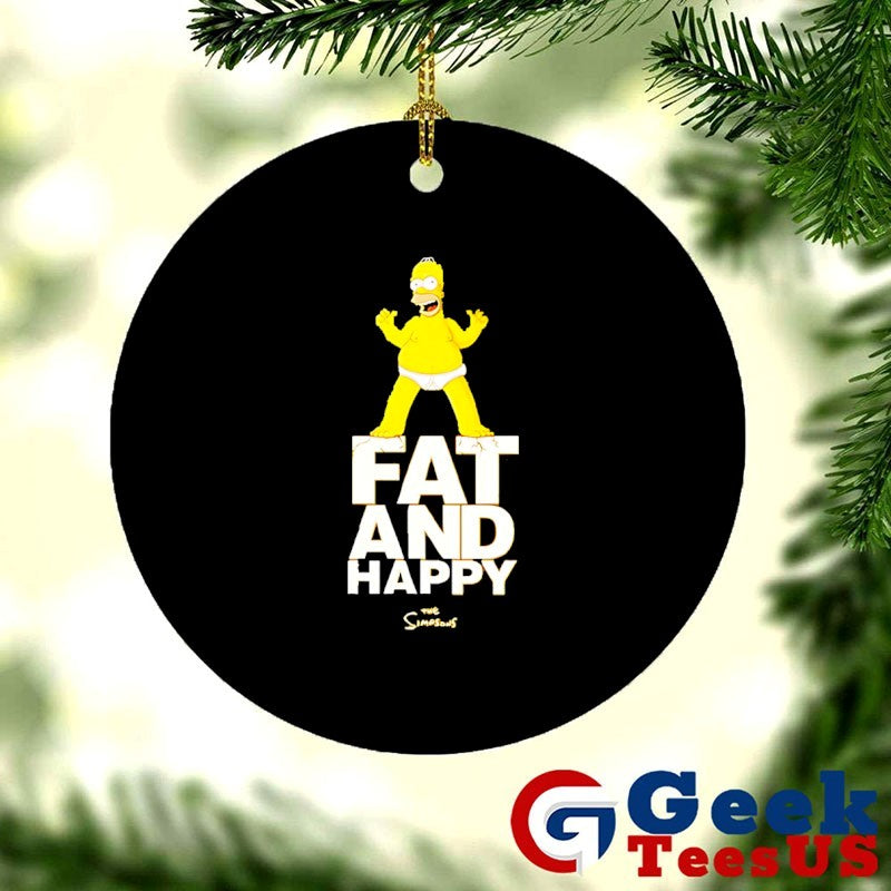 Homer Simpson Fat and Happy shirt