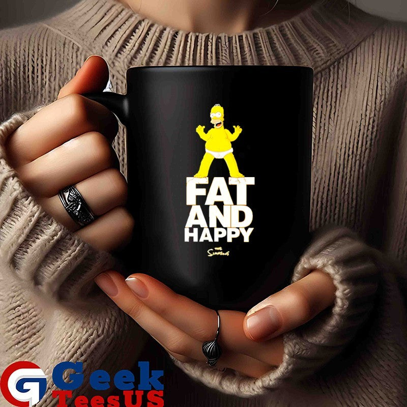 Homer Simpson Fat and Happy shirt