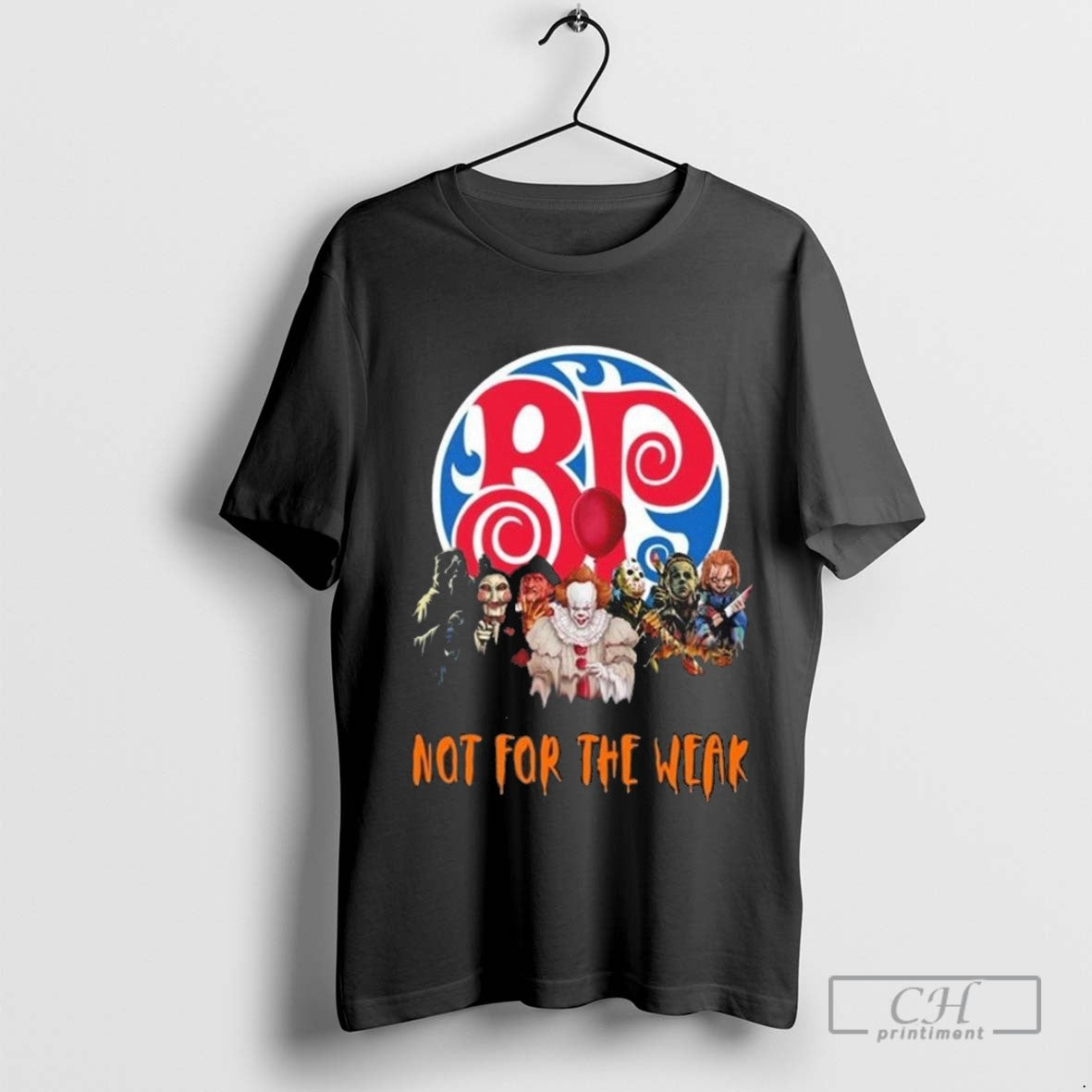 Horror Characters X Boston Pizza Not For The Weak Halloween 2025 T Shirt Sweater